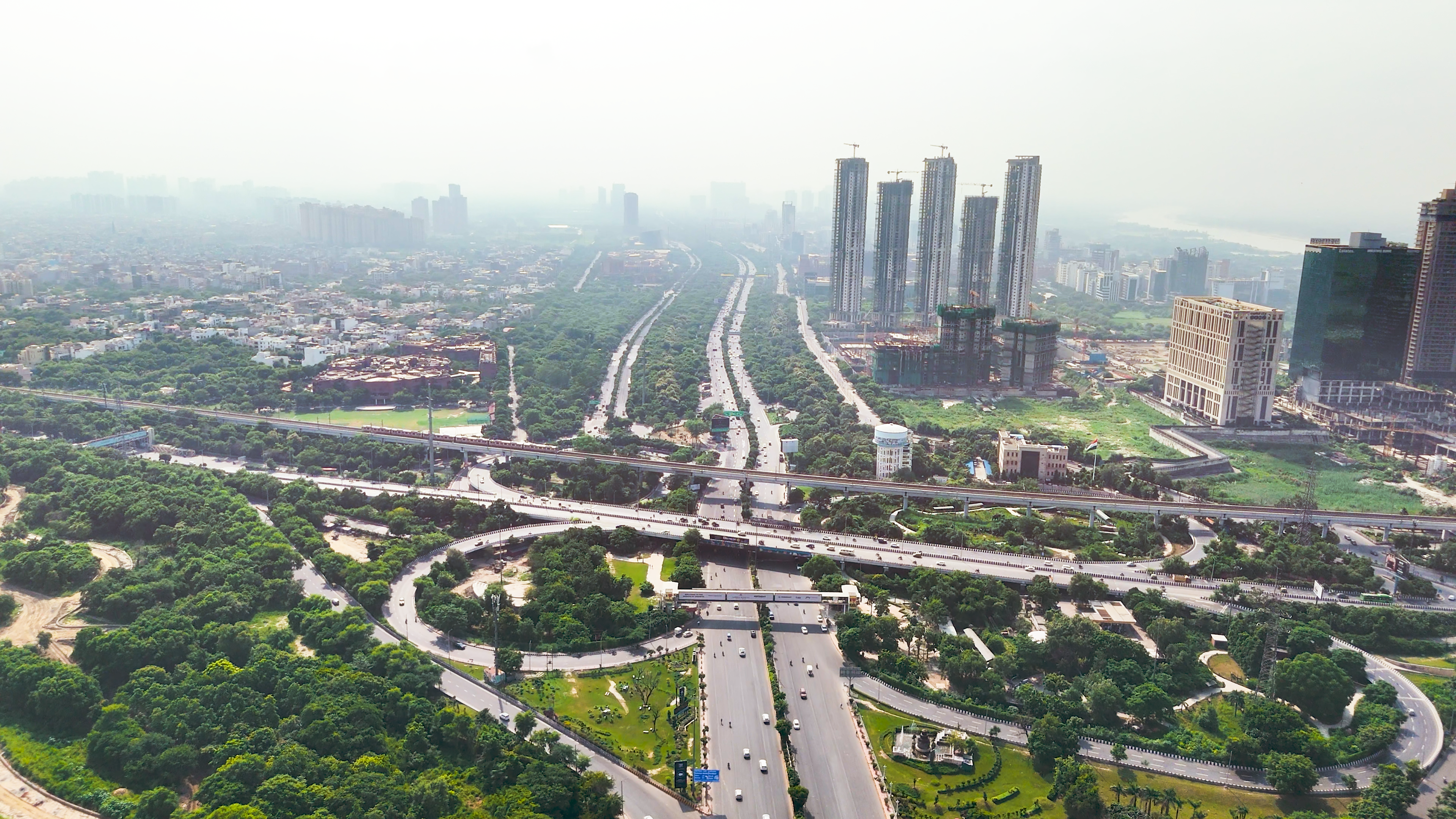 Residential buildings and real estate properties in Noida